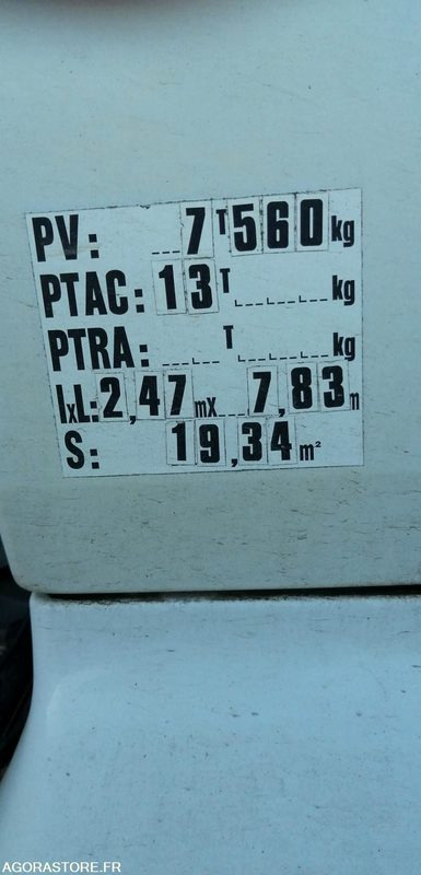 Vrachtwagen Camion benne avec grue - Renault Midlum 2001 293846kms: afbeelding 6 Vrachtwagen Camion benne avec grue - Renault Midlum 2001 293846kms: afbeelding 6