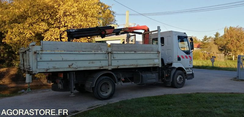 Vrachtwagen Camion benne avec grue - Renault Midlum 2001 293846kms: afbeelding 8 Vrachtwagen Camion benne avec grue - Renault Midlum 2001 293846kms: afbeelding 8