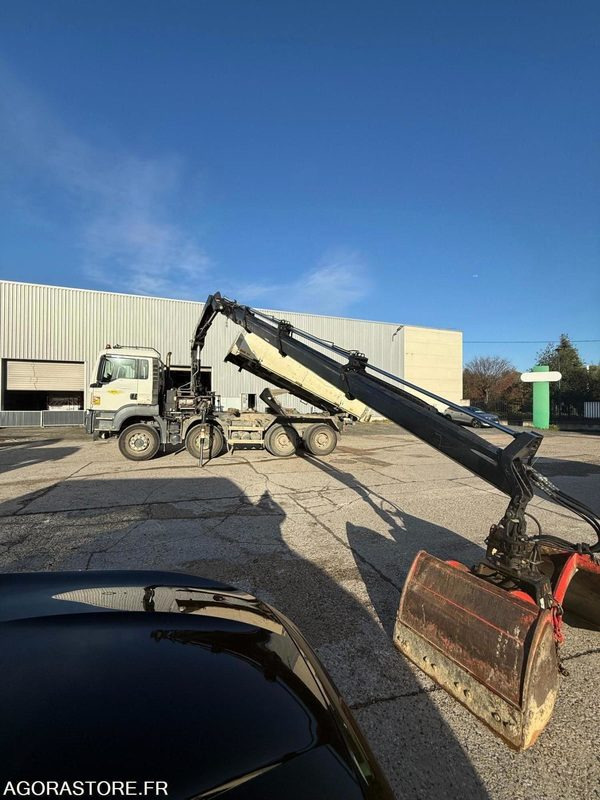 MAN 8x4 - 32-400 BiBenne grue - 11.2014 / 375000 KM - Vrachtwagen: afbeelding 2 MAN 8x4 - 32-400 BiBenne grue - 11.2014 / 375000 KM - Vrachtwagen: afbeelding 2