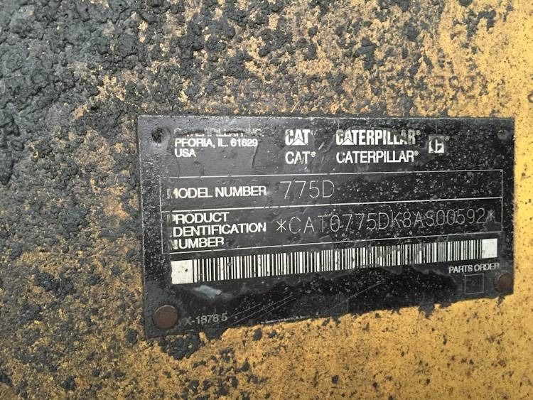 CAT 775 D - Zelfrijdende kiepwagen: afbeelding 4 CAT 775 D - Zelfrijdende kiepwagen: afbeelding 4