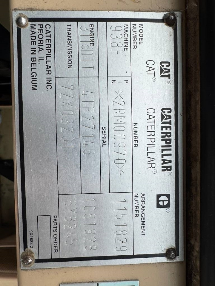 CAT 938 F II - Wiellader: afbeelding 5 CAT 938 F II - Wiellader: afbeelding 5