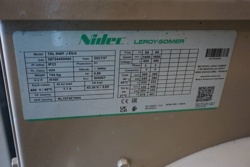 Nidec TAL046F Generator - Industrie generator: afbeelding 5 Nidec TAL046F Generator - Industrie generator: afbeelding 5