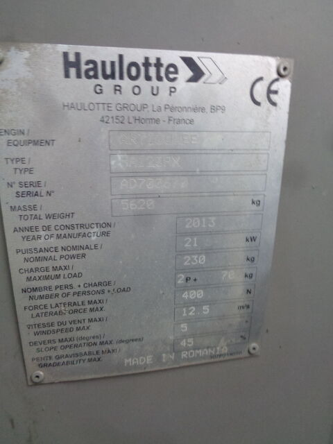 Haulotte HA120 - Knikarmhoogwerker: afbeelding 4 Haulotte HA120 - Knikarmhoogwerker: afbeelding 4