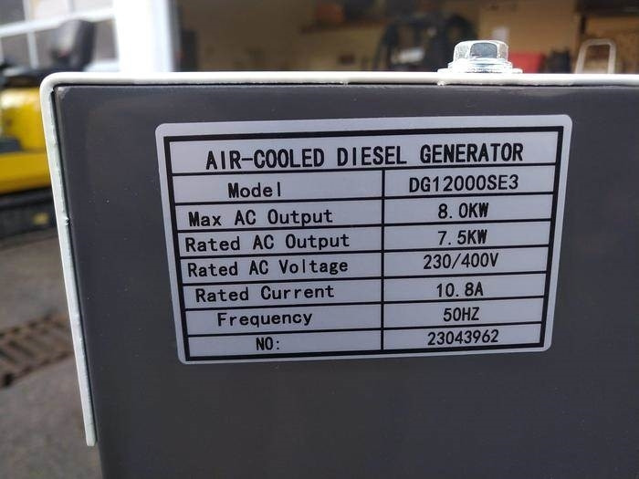 Industrie generator Ashita DG 12000 SE3: afbeelding 8