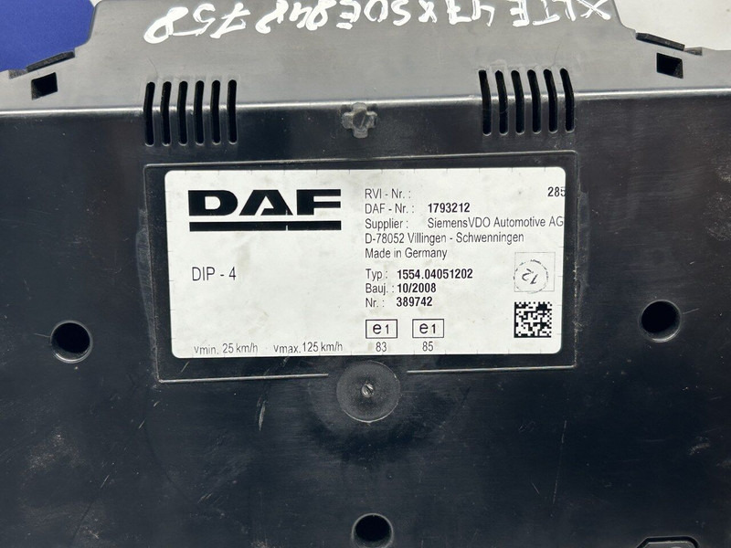 DAF cluster - Instrumentenpaneel voor Vrachtwagen: afbeelding 3 DAF cluster - Instrumentenpaneel voor Vrachtwagen: afbeelding 3