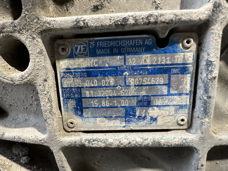 Versnellingsbak voor Vrachtwagen MAN 12AS2131TD with intarder: afbeelding 6