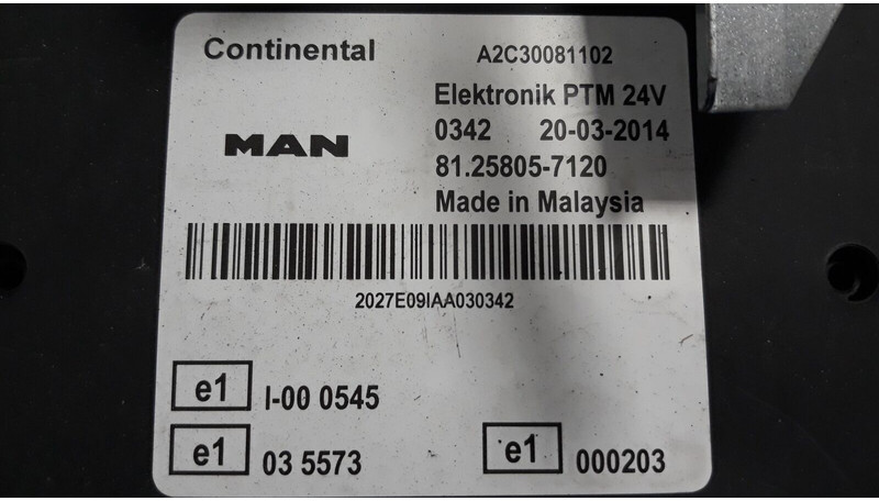MAN TGX - ECU voor Vrachtwagen: afbeelding 4 MAN TGX - ECU voor Vrachtwagen: afbeelding 4