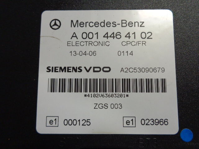 Mercedes-Benz electronic CPC FR control unit A (WORLDWIDE DELIVERY) - ECU voor Vrachtwagen: afbeelding 2 Mercedes-Benz electronic CPC FR control unit A (WORLDWIDE DELIVERY) - ECU voor Vrachtwagen: afbeelding 2