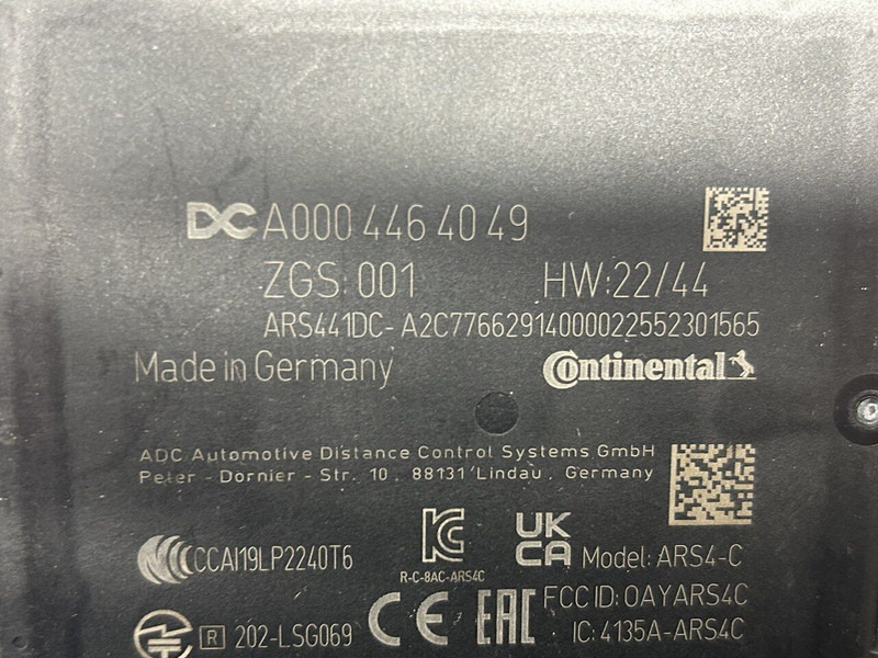 Mercedes-Benz radar sensor, distronic - Sensor voor Vrachtwagen: afbeelding 4 Mercedes-Benz radar sensor, distronic - Sensor voor Vrachtwagen: afbeelding 4