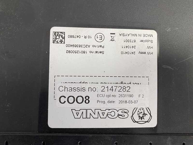 Scania DC13 148 ECU - Onderdelen voor Vrachtwagen: afbeelding 4 Scania DC13 148 ECU - Onderdelen voor Vrachtwagen: afbeelding 4