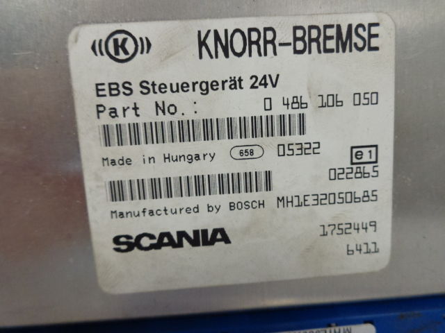 Scania EBS - ECU voor Vrachtwagen: afbeelding 4 Scania EBS - ECU voor Vrachtwagen: afbeelding 4