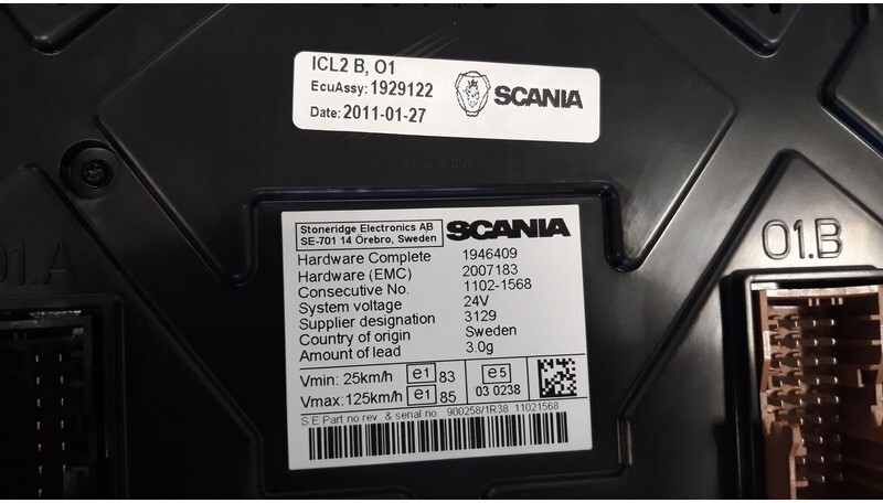 Scania instrument cluster - Instrumentenpaneel voor Vrachtwagen: afbeelding 4 Scania instrument cluster - Instrumentenpaneel voor Vrachtwagen: afbeelding 4