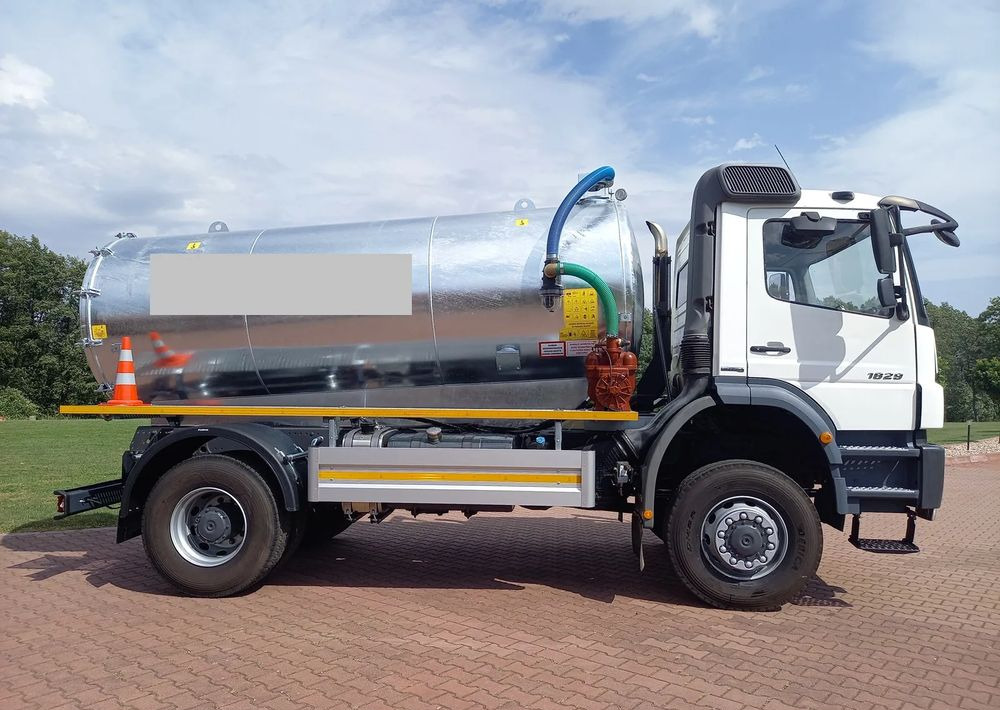 Mercedes-Benz AXOR 1829 4X4 4 WD ALLOARD - Tankwagen: afbeelding 1 Mercedes-Benz AXOR 1829 4X4 4 WD ALLOARD - Tankwagen: afbeelding 1