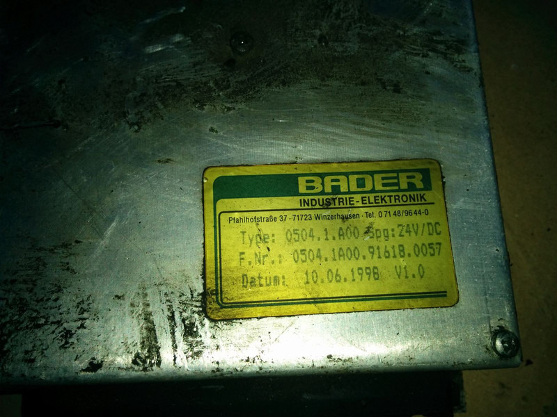Bosch Bader 0504.1.A00 EST-32 - ECU: afbeelding 5 Bosch Bader 0504.1.A00 EST-32 - ECU: afbeelding 5