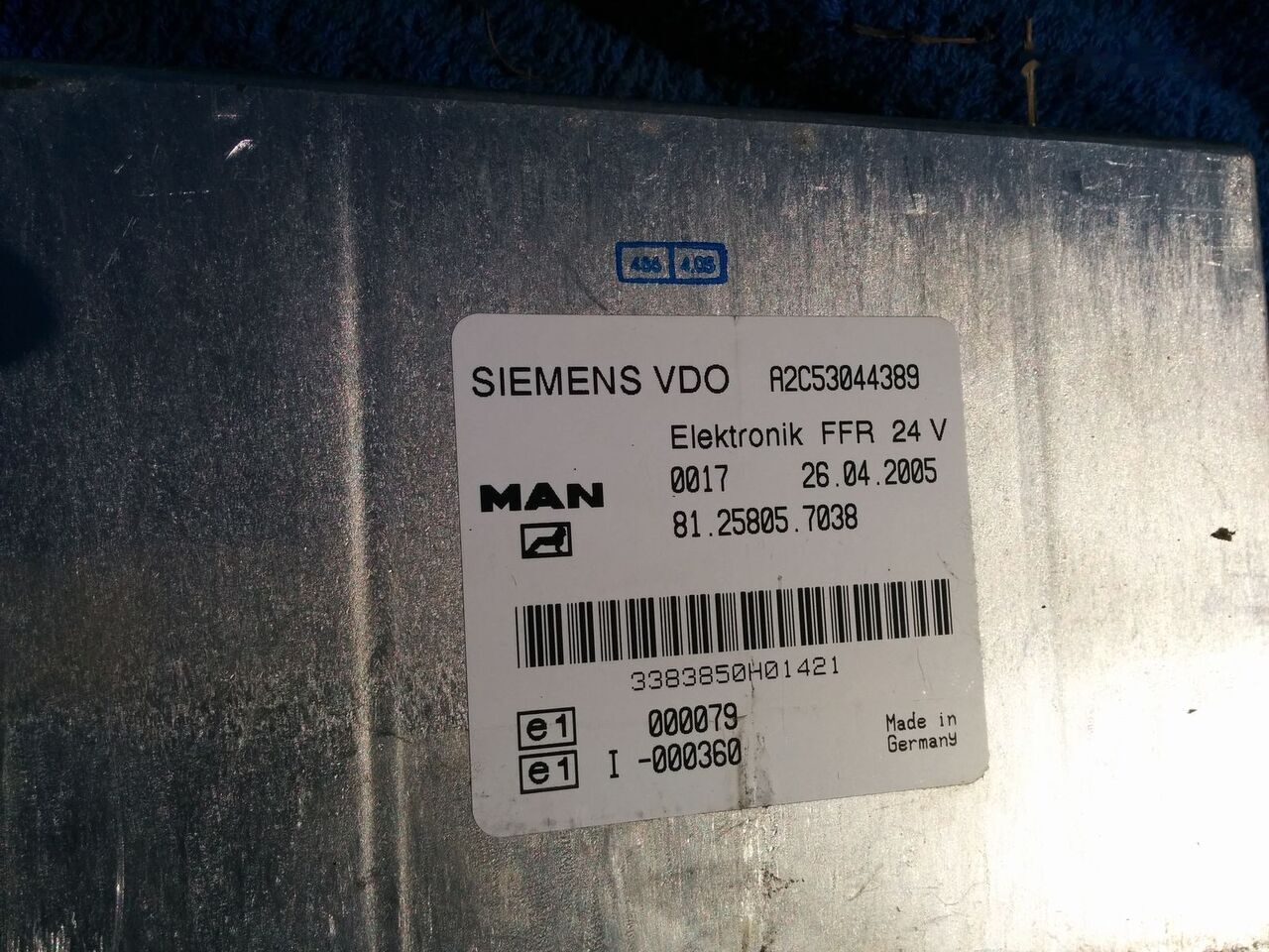 MAN VDO A2C53044389 . 81.25805.7038 .412.413.1.2. - ECU voor Bus: afbeelding 2 MAN VDO A2C53044389 . 81.25805.7038 .412.413.1.2. - ECU voor Bus: afbeelding 2