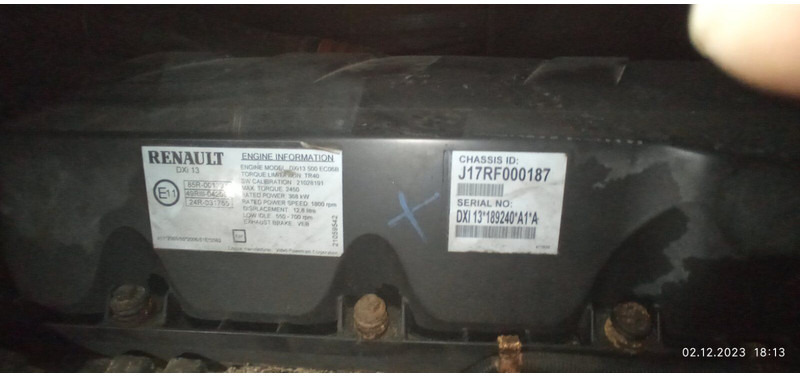 Leasing Renault DXI 13 500 EC06B Renault DXI 13 500 EC06B: afbeelding 10