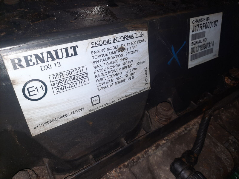 Leasing Renault DXI 13 500 EC06B Renault DXI 13 500 EC06B: afbeelding 9