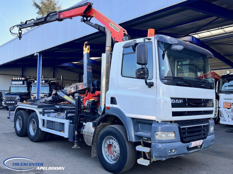 DAF CF 85.410 6x4 Steel springs, Palfinger PK 16001, Palift - Haakarmsysteem vrachtwagen, Kraanwagen: afbeelding 1 DAF CF 85.410 6x4 Steel springs, Palfinger PK 16001, Palift - Haakarmsysteem vrachtwagen, Kraanwagen: afbeelding 1