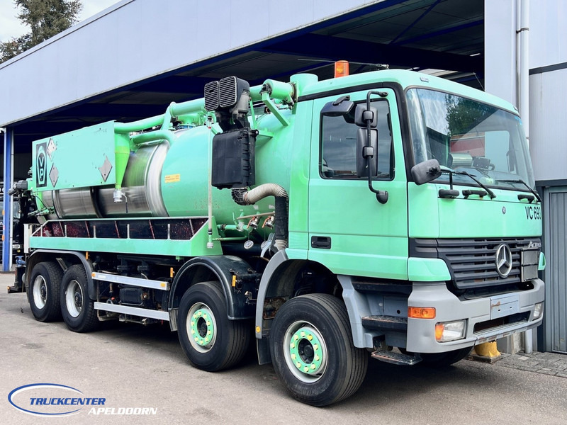 Mercedes-Benz Actros 4140 8x4, Steel springs, ADR, Inox - Vacuümwagen: afbeelding 1 Mercedes-Benz Actros 4140 8x4, Steel springs, ADR, Inox - Vacuümwagen: afbeelding 1