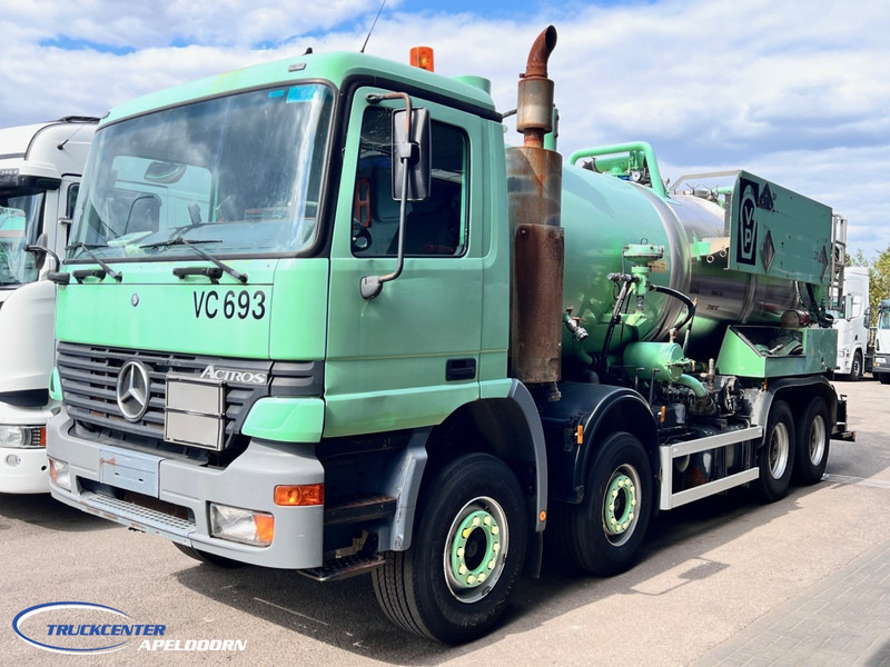 Mercedes-Benz Actros 4140 8x4, Steel springs, ADR, Inox - Vacuümwagen: afbeelding 3 Mercedes-Benz Actros 4140 8x4, Steel springs, ADR, Inox - Vacuümwagen: afbeelding 3