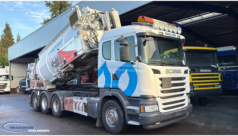 Scania G450 Euro 6, 8x4, ADR, 3 Compartimenten, Jurop, Pratisoli - Vacuümwagen: afbeelding 1 Scania G450 Euro 6, 8x4, ADR, 3 Compartimenten, Jurop, Pratisoli - Vacuümwagen: afbeelding 1
