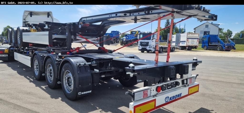 Krone Container Chassi SDC 27 eLTU5-2 Krone Container Chassi SDC 27 eLTU5-2 - Containertransporter/ Wissellaadbak oplegger: afbeelding 1 Krone Container Chassi SDC 27 eLTU5-2 Krone Container Chassi SDC 27 eLTU5-2 - Containertransporter/ Wissellaadbak oplegger: afbeelding 1