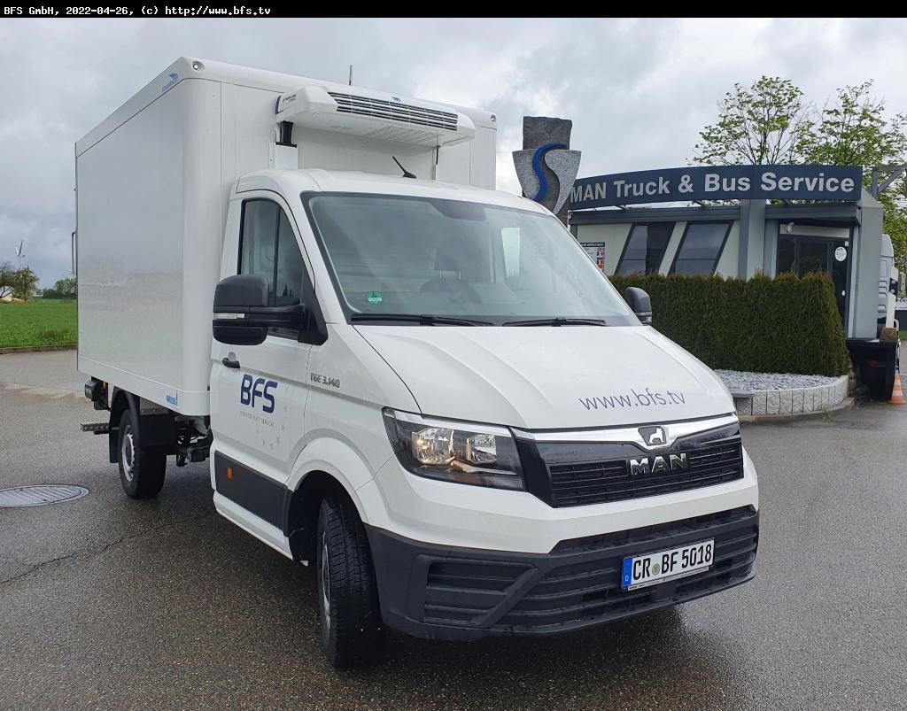 MAN TGE 3.140 4x2 F SB Kühlkoffer, FD mit LBW, Therm - Koelwagen: afbeelding 1 MAN TGE 3.140 4x2 F SB Kühlkoffer, FD mit LBW, Therm - Koelwagen: afbeelding 1