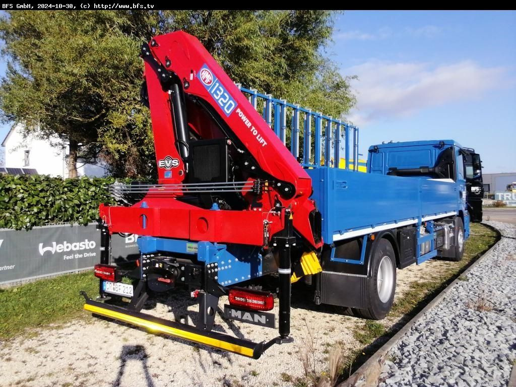 MAN TGM (TG3) 18.320 4x2 BL CH Glastransporter Hegla - Vrachtwagen met open laadbak, Kraanwagen: afbeelding 2 MAN TGM (TG3) 18.320 4x2 BL CH Glastransporter Hegla - Vrachtwagen met open laadbak, Kraanwagen: afbeelding 2