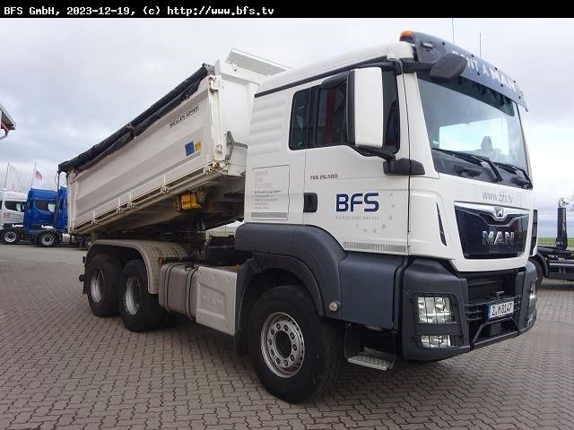 MAN TGS 26.500 6x4 BB MEILLER Bordmatik links, Motor - Kipper vrachtwagen: afbeelding 3 MAN TGS 26.500 6x4 BB MEILLER Bordmatik links, Motor - Kipper vrachtwagen: afbeelding 3