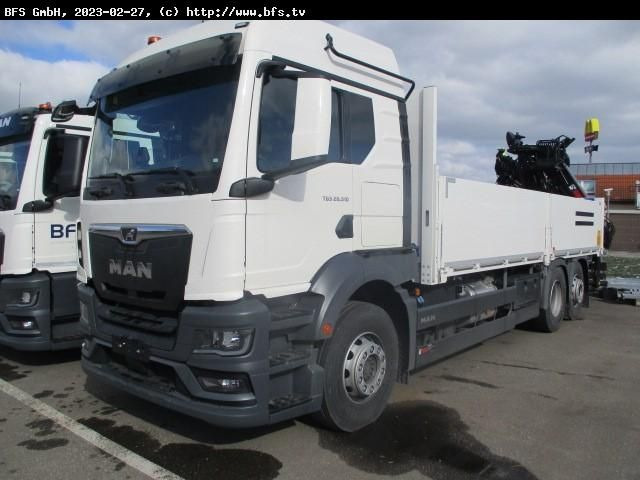 MAN TGS (TG3) 26.510 6x2-4 BL HIAB 232ES-5 X-HIPRO - Vrachtwagen met open laadbak: afbeelding 1 MAN TGS (TG3) 26.510 6x2-4 BL HIAB 232ES-5 X-HIPRO - Vrachtwagen met open laadbak: afbeelding 1
