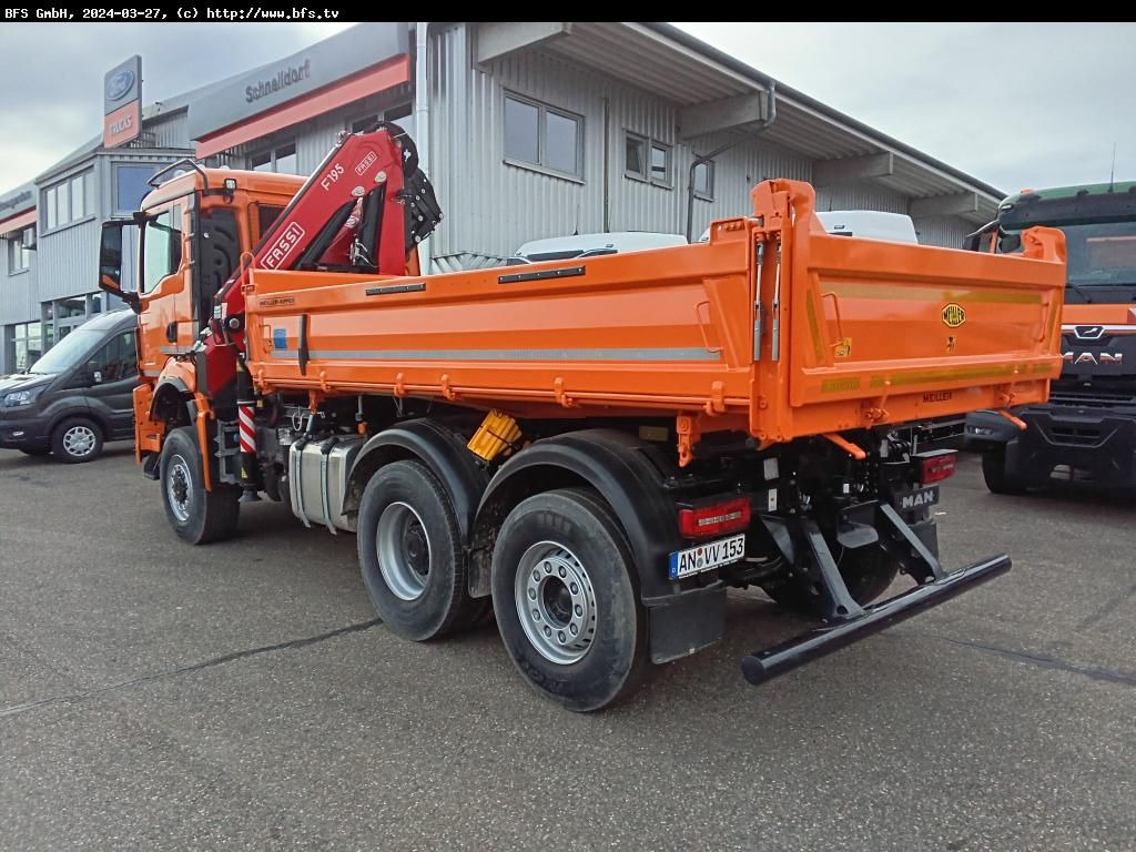 MAN TGS (TG3) 28.510 6x4-4 BL CH WiDi Fassi 15mt - Kipper vrachtwagen: afbeelding 3 MAN TGS (TG3) 28.510 6x4-4 BL CH WiDi Fassi 15mt - Kipper vrachtwagen: afbeelding 3