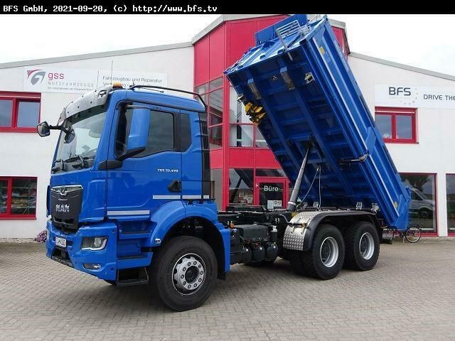 MAN TGS (TG3) 33.470 6x4 BB 3-Achsen, 3-Seiten Meill - Kipper vrachtwagen: afbeelding 2 MAN TGS (TG3) 33.470 6x4 BB 3-Achsen, 3-Seiten Meill - Kipper vrachtwagen: afbeelding 2