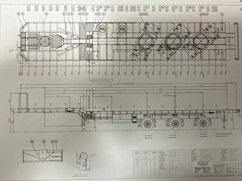 Broshuis 3 X EXTENDABLE TOTALE 42 M + EXTENSION TRACK DEFECTIVE - Dieplader oplegger: afbeelding 2 Broshuis 3 X EXTENDABLE TOTALE 42 M + EXTENSION TRACK DEFECTIVE - Dieplader oplegger: afbeelding 2