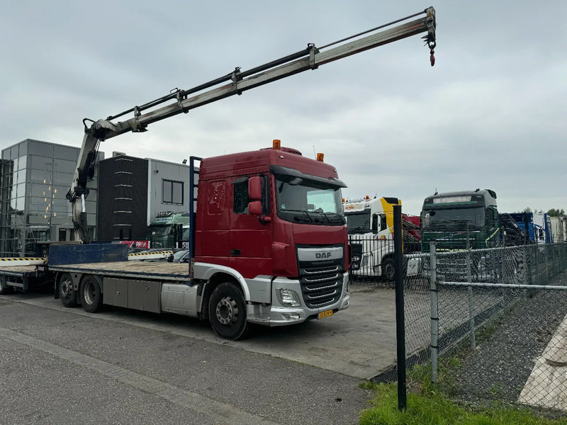DAF XF 510 6X2 EURO 6 + HIAB 166 HI PRO + REMOTE CONTROL - Vrachtwagen met open laadbak, Kraanwagen: afbeelding 2 DAF XF 510 6X2 EURO 6 + HIAB 166 HI PRO + REMOTE CONTROL - Vrachtwagen met open laadbak, Kraanwagen: afbeelding 2