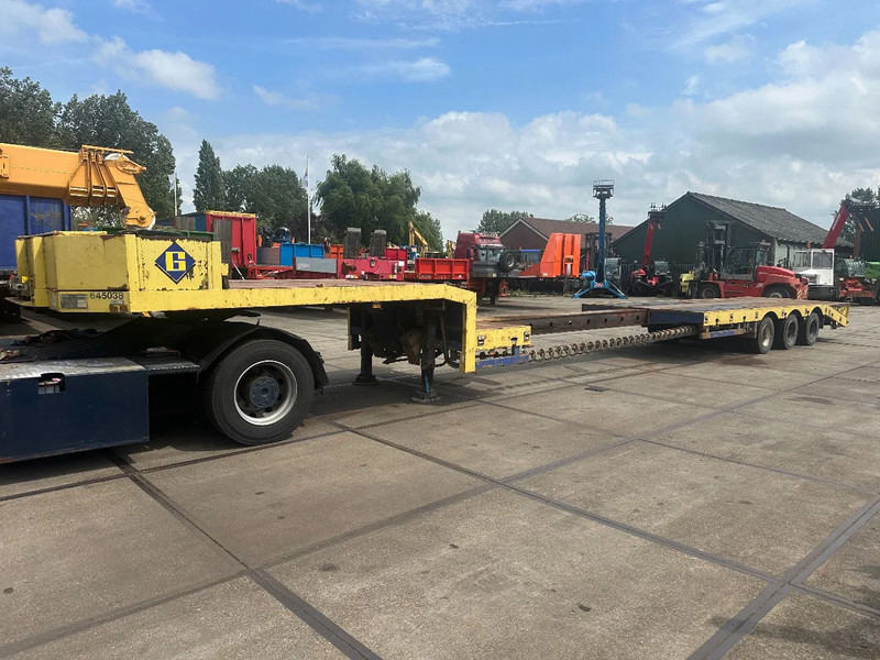 ES-GE 3 SOU-1N, LAST AXLE STEERING, 4 M EXTENDABLE , HYDRAULICS RAMPS - Dieplader oplegger: afbeelding 1 ES-GE 3 SOU-1N, LAST AXLE STEERING, 4 M EXTENDABLE , HYDRAULICS RAMPS - Dieplader oplegger: afbeelding 1