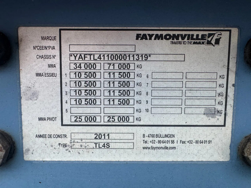Dieplader oplegger Faymonville TL4S 2,8M EXTENDABLE + HYDRAULIC RAMPS 3 AXLE STEERING: afbeelding 15 Dieplader oplegger Faymonville TL4S 2,8M EXTENDABLE + HYDRAULIC RAMPS 3 AXLE STEERING: afbeelding 15