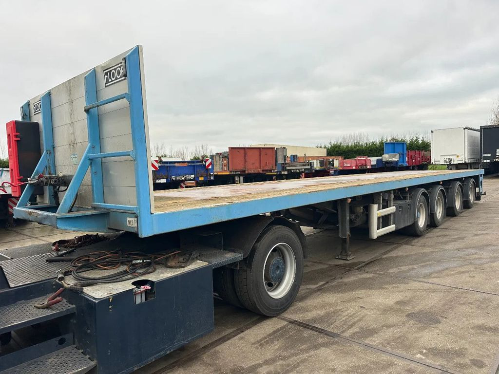 Floor 2 AXLE STEERING an 2 LIFT AXLE - Open bak met boorden oplegger: afbeelding 1 Floor 2 AXLE STEERING an 2 LIFT AXLE - Open bak met boorden oplegger: afbeelding 1