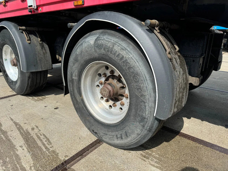 Open bak met boorden oplegger Floor FLO 18 30 S2 + KENNIS CRANE 3X STEERING AXLE: afbeelding 13