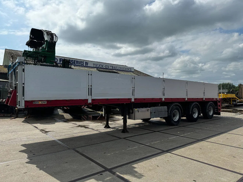 Floor FLO 18 30 S2 + KENNIS CRANE 3X STEERING AXLE - Open bak met boorden oplegger: afbeelding 3 Floor FLO 18 30 S2 + KENNIS CRANE 3X STEERING AXLE - Open bak met boorden oplegger: afbeelding 3