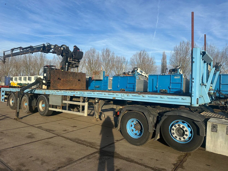 Floor HIAB Roller 165-F3 Rotator - Open bak met boorden oplegger: afbeelding 1 Floor HIAB Roller 165-F3 Rotator - Open bak met boorden oplegger: afbeelding 1