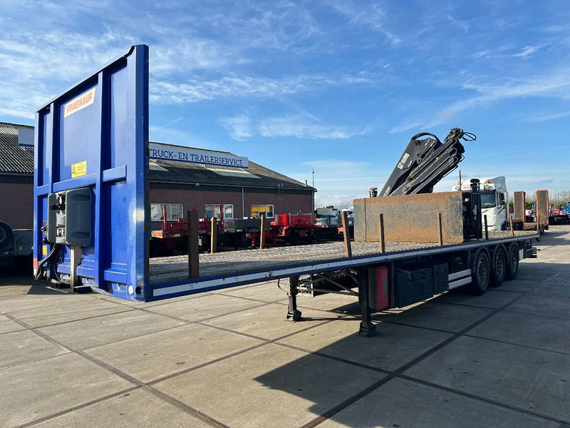 Fruehauf MET HIAB 122E-3 REMOTE CONTROLE, 2014 - Open bak met boorden oplegger: afbeelding 5 Fruehauf MET HIAB 122E-3 REMOTE CONTROLE, 2014 - Open bak met boorden oplegger: afbeelding 5