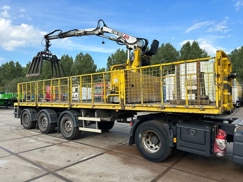 LAG HIAB ROLLER 130 R 2009 - Open bak met boorden oplegger: afbeelding 3 LAG HIAB ROLLER 130 R 2009 - Open bak met boorden oplegger: afbeelding 3