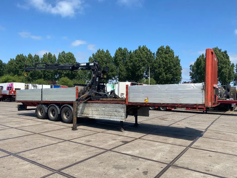 Lecitrailer MET HIAB R165 F3 - Open bak met boorden oplegger: afbeelding 2 Lecitrailer MET HIAB R165 F3 - Open bak met boorden oplegger: afbeelding 2
