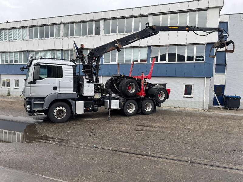 MAN TGS 33.480 6X4 + HIAB 251S.82 + TRAILER 2 AXLE KRAEMER - Kraanwagen: afbeelding 1 MAN TGS 33.480 6X4 + HIAB 251S.82 + TRAILER 2 AXLE KRAEMER - Kraanwagen: afbeelding 1