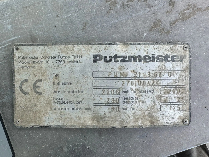 Betonpomp MAN TGS 35.400 8X4 PUTZMEISTER PUMP 21-3 + LIEBHERR MIXER: afbeelding 15