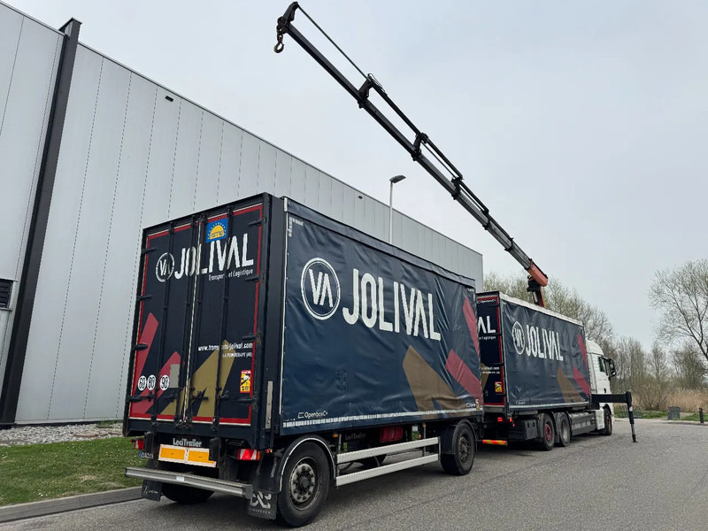MAN TGX 26.480 6X2 - EURO 6 + PALFINGER PK20002 + REMOTE + LECITRAILER HANGER - Schuifzeilen vrachtwagen, Kraanwagen: afbeelding 2 MAN TGX 26.480 6X2 - EURO 6 + PALFINGER PK20002 + REMOTE + LECITRAILER HANGER - Schuifzeilen vrachtwagen, Kraanwagen: afbeelding 2