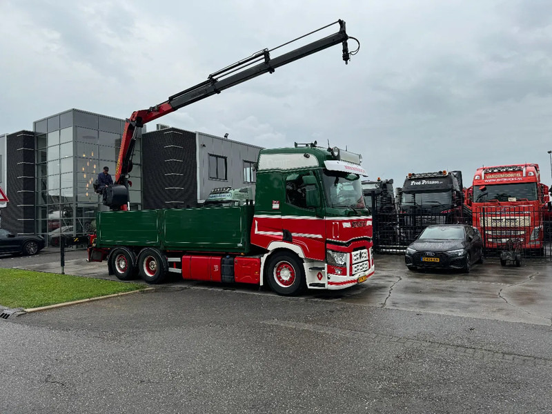 Renault T HIGH 520 6X2 EURO 6 + PALFINGER PK16002 ROTOR FUNCTION - Vrachtwagen met open laadbak, Kraanwagen: afbeelding 5 Renault T HIGH 520 6X2 EURO 6 + PALFINGER PK16002 ROTOR FUNCTION - Vrachtwagen met open laadbak, Kraanwagen: afbeelding 5