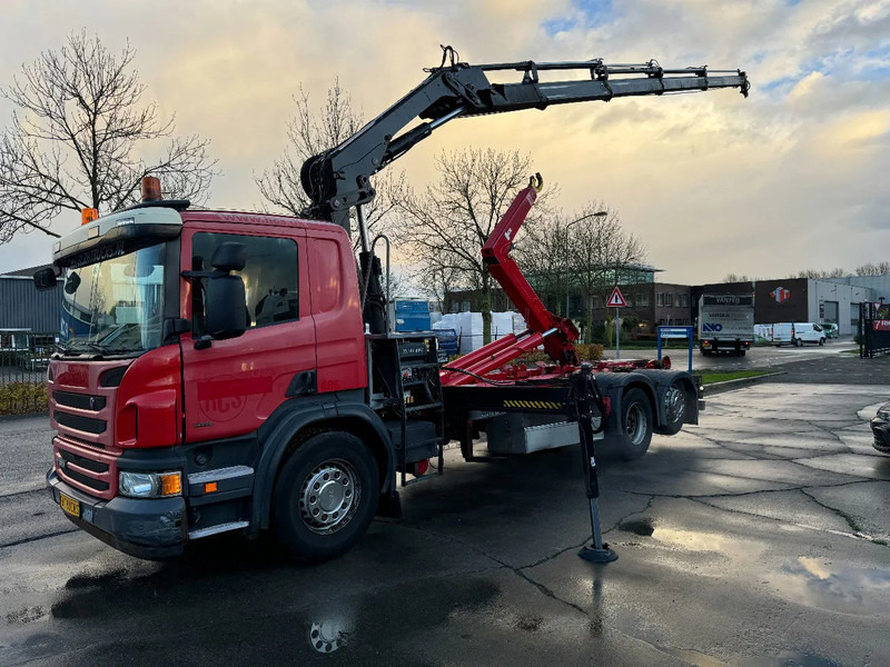 Kraanwagen Scania P320 6X2 - EURO 6 + HIAB XS 144 HIPRO + REMOTE + HIAB HOOK + RETARDER: afbeelding 9