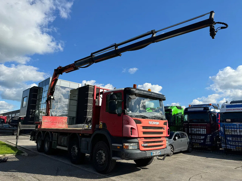 Scania P360 8X4 - EURO 5 + PALFINGER PK22002-EH + REMOTE - Vrachtwagen met open laadbak, Kraanwagen: afbeelding 2 Scania P360 8X4 - EURO 5 + PALFINGER PK22002-EH + REMOTE - Vrachtwagen met open laadbak, Kraanwagen: afbeelding 2