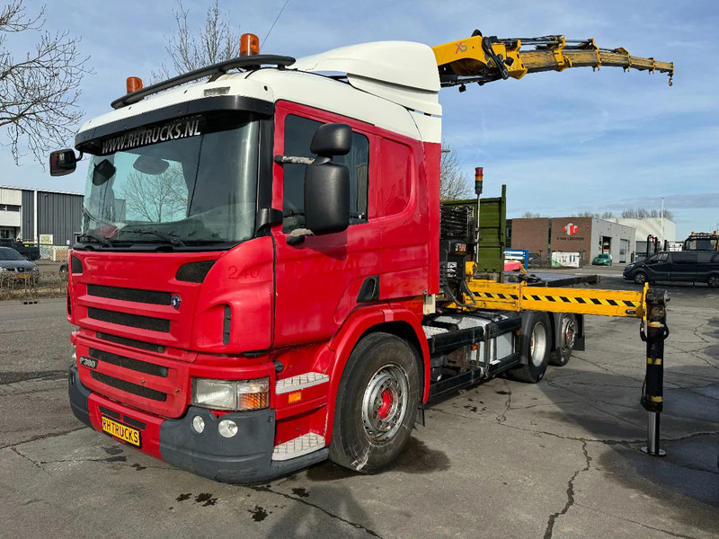 Scania P380 6X2 HIAB 288 + REMOTE CONTROL + PLATEAU - Kraanwagen: afbeelding 1 Scania P380 6X2 HIAB 288 + REMOTE CONTROL + PLATEAU - Kraanwagen: afbeelding 1
